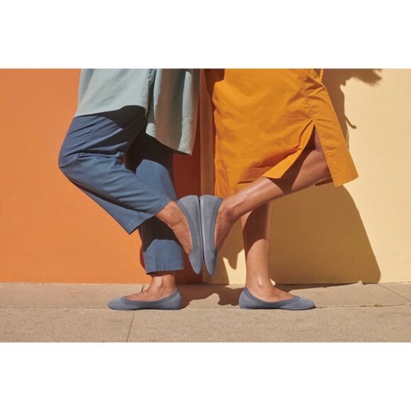 Allbirds 6 Grey Shoes Flats Slip On Mist Tree Breezers Gray Ballet Anthropologie - Picture 7 of 13